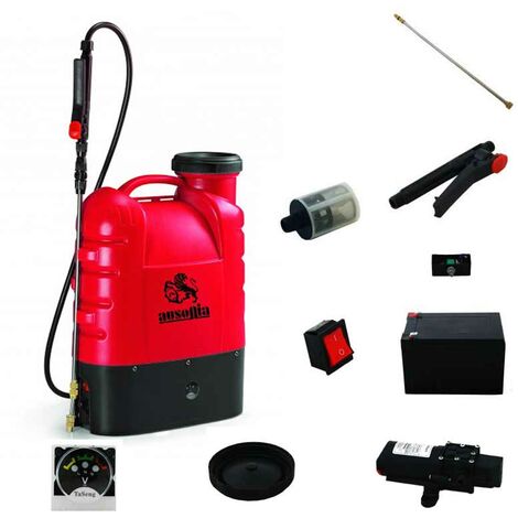 Ricambi pompa a spalla Ausonia 16 Lt - 38036 (Caricabatterie Versione Litio)