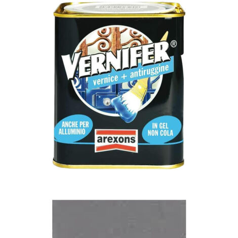 AREXONS - SMALTO VERNIFER VERNICE E ANTIRUGGINE ML 750 PELTRO METALLIZZATO