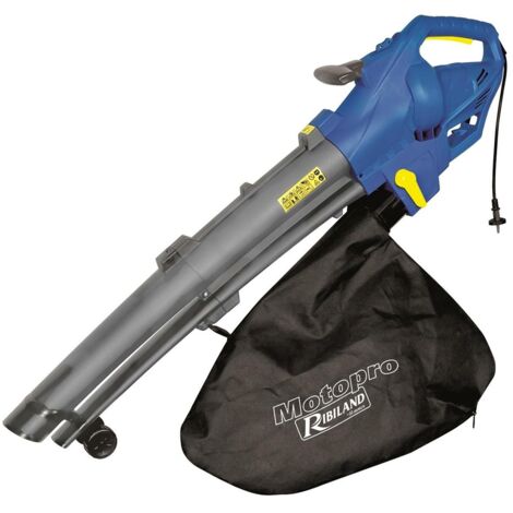 aspiratore trituratore soffiatore da giardino elettrico 3000 w - ribimex.