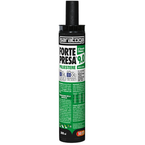 Saratoga TASSELLO CHIMICO FORTE PRESA POLIESTERE 300ML