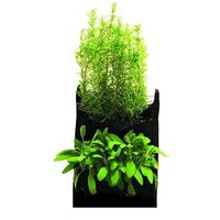 Vaso fioriera in feltro appendibili 2 tasche giv07 Mondo Verde