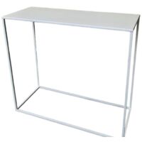 Tavolo in metallo per eventi Basic (Prodotto artigianale) Made in Italy - 70 x 40 x 90 cm Oro