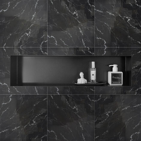 Nicchia Da Parete BERNSTEIN Acciaio Satinato 15x60x10cm - Per Bagno, Doccia, Vasca - Foto 6