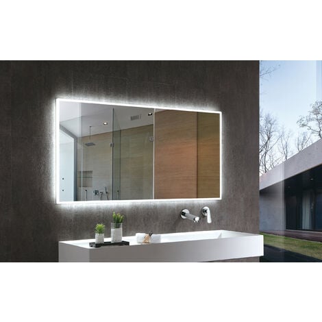 Espejo con iluminación LED espejo de baño 2073 - 45 x 70 cm