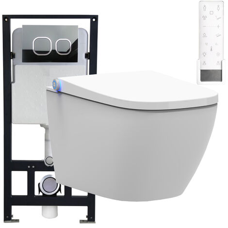 Inodoro con ducha BERNSTEIN PRO+1104 - WC japonés - oferta especial pack  económico 26 y soporte