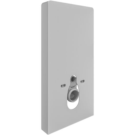 BERNSTEIN - Módulo sanitario 805S para WC suspendido - en vidrio blanco o negro - con sensor Blanco