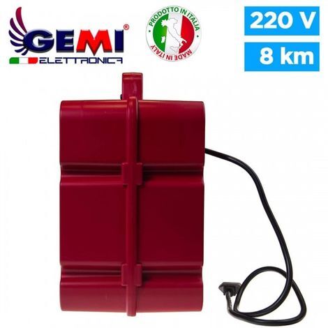 Électrificateur Clôture Électrique Gemi 5km Secteur 220V E/220 - Pour Chevaux Chiens Sangliers