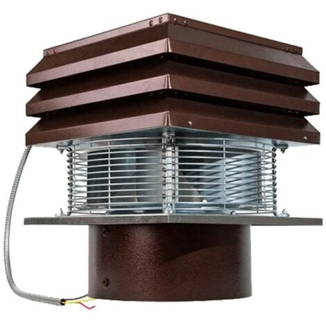 Extracteur Aspirateur De Fumée cheminée ventilateur Rond 20 cm 200 mm Base  Gemi