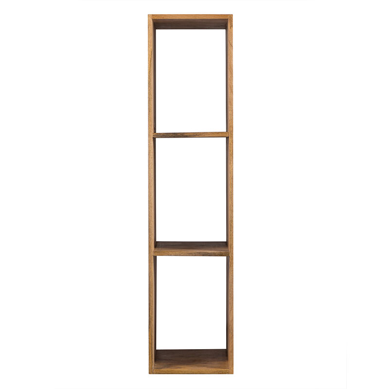 Mensola murale industriale in lengo di mango e metallo 60 cm RACK - Miliboo