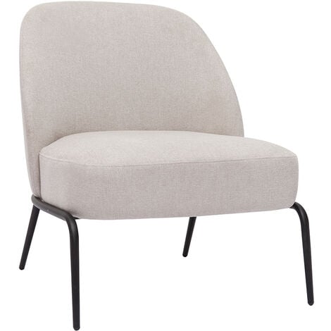 EASYCOMFORT Poltrona Design Scandinava in Legno ed Effetto Velluto