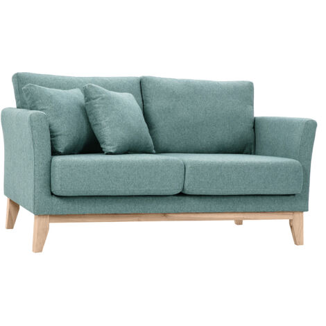 Poltrona Scandinava Oslo Sfoderabile In Tessuto Verde Grigio E Legno Chiaro - Comfort E Design - Foto 5