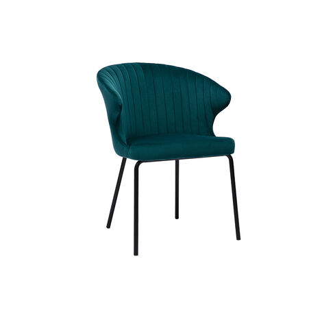 Kare Design Cuscino Cannes In Velluto Blu Petrolio: Morbido, Sfoderabile E Con Frange Eleganti