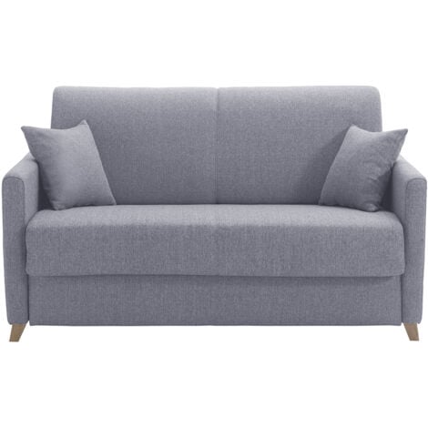Sofá de 3 plazas tapizado gris Merkamueble