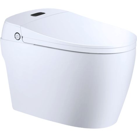 WC monobloc Japonais Luxe Sapphire - Blanc