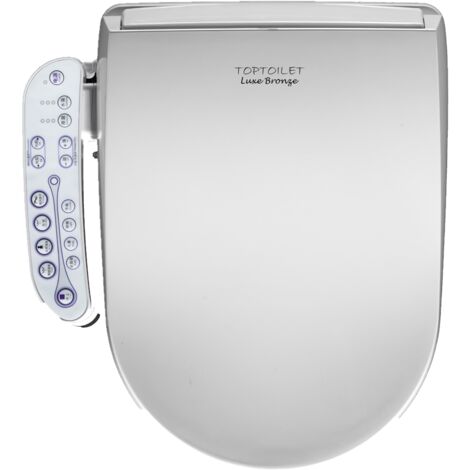 Abattant WC japonais en polypropylène antibactérien – Lavage avant/arrière – Siège chauffant – Séchage à air chaud – Éclairage LED – Toptoilet (1/5)