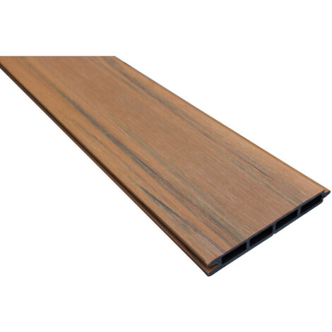 Koextrudierte, zellulare Verbundzaunlatte – Farbe: Bernstein, Dicke: 19 mm, Breite: 15,6 cm, Länge: 148 cm