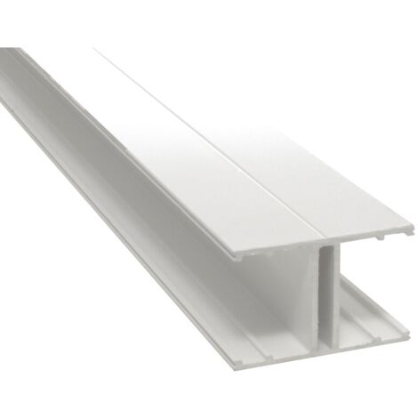 Verbindungsprofil H 32 mm - 4000 mm Weiß RAL 9010, E: 32 mm, L: 4 m