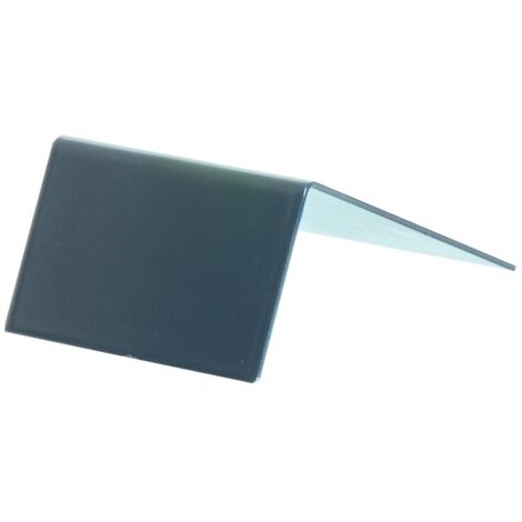 Plattenanschlag für anpassbares 16/32 mm Tragprofil, Anthrazitgrau RAL 7016, E: 16/32 mm