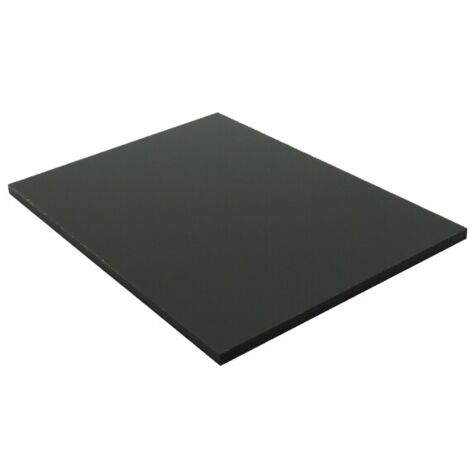 Kompakte HPL-Laminatverkleidung - Farbe - Kohlengrau, Dicke - 6 mm, Breite - 130 cm, Länge - 61 cm, Deckfläche in m² - 0,80