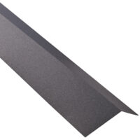 Dachrinnenklappe in matter, lackierter, verzinkter Stahlziegeloptik L 1,20 m - Farben - Matt anthrazitgrau, Länge - 1,20 m
