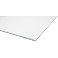 Weiße PVC Hartschaumplatte - 6mm x 100cm x 100cm