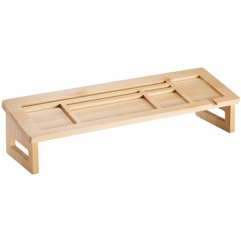 Organisateur de bureau ALCUDIA en pin coloris naturel (1/5)