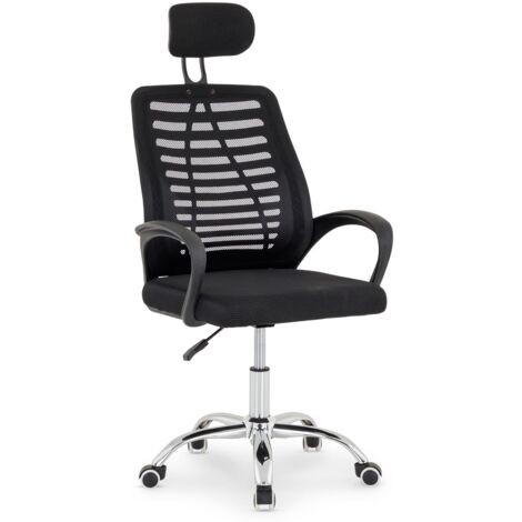 Chaise de bureau SEATTLE - Noir (1/5)