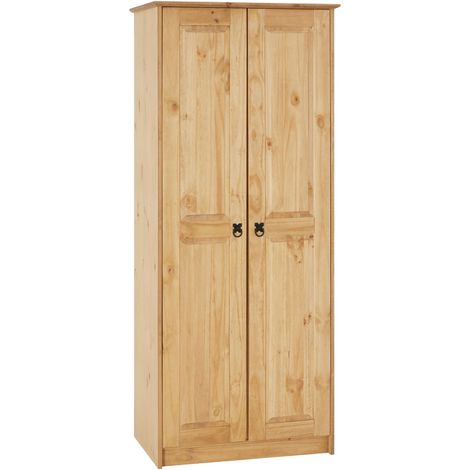 Armoire Penderie en tissu, 2 grands et 2 petits compartiments, Ouverture  avec des fermetures éclair, 108 x 45 x 164 cm acheter en ligne à bas prix