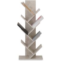 Étagère JULES en forme d’arbre, en bois - Coloris béton