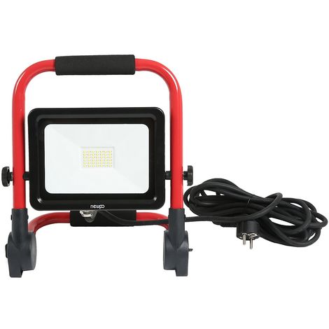 Projecteur LED Rechargeable 80W Lumière de Travail Lanterne Portable Travaux FR