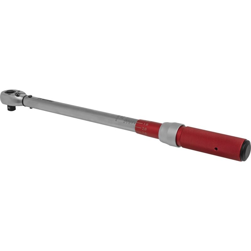 Sealey STW904 Premier Calibrated Micrometer Torque Wrench 1/2"Sq Drive 40-220Nm
