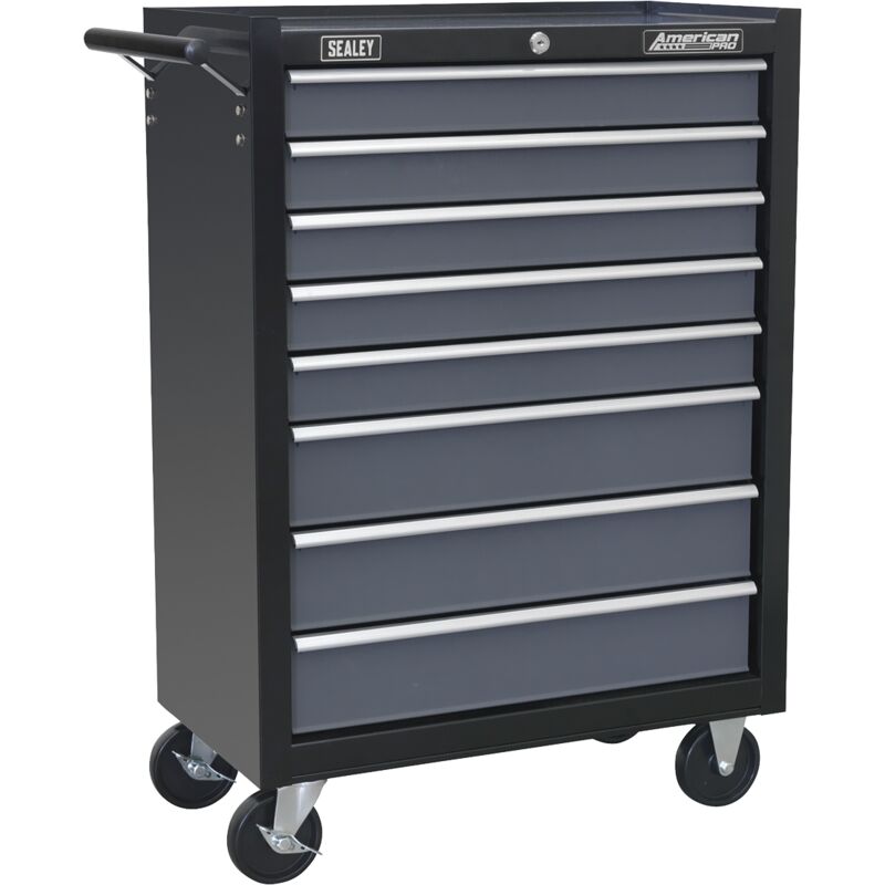 Sealey AP3508TB American PRO® Rollcab 8 Drawer - Black/Grey