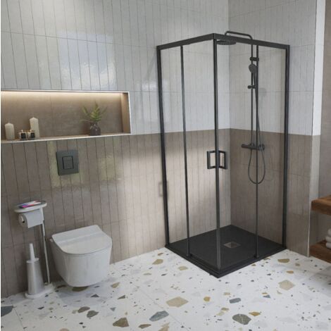 GROHE Even Dual Flush Plate - Phantom Black