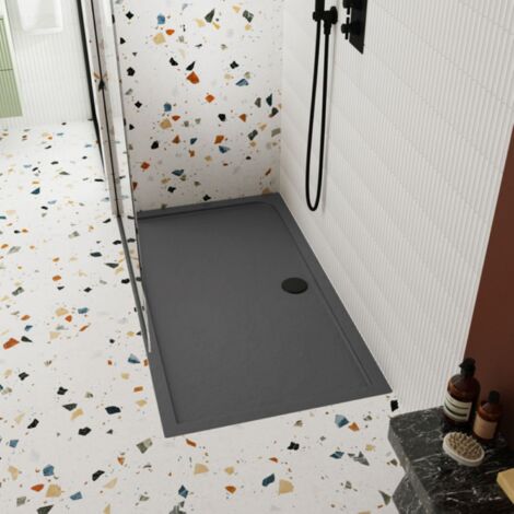 Nuie Black Mega Flow Shower Waste 90mm