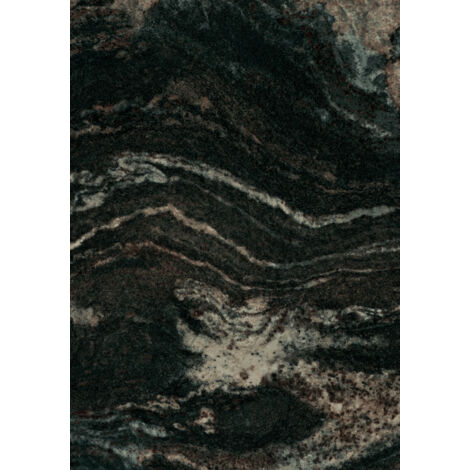 Black Storm Laminate Kitchen Upstand 3.6m x 100mm x 20mm - PP6357