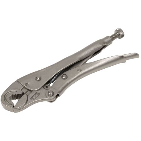 Sealey Locking Pliers Round Jaws 195mm 0-35mm Capacity AK6871