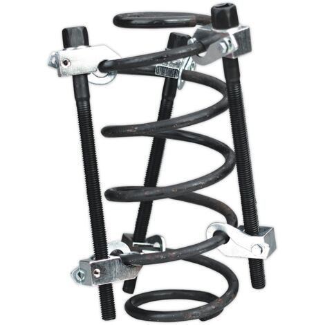 Sealey – Coil spring compressor 1200kg – AK384 – Carbon steel with safety hooks – For secure spring compression – Set of 3 clamps (1/2)