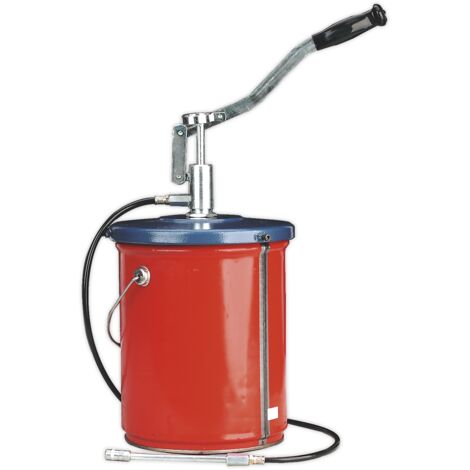 Sealey Extra-Heavy-Duty Grease Pump with Follower Plate 12.5kg AK455