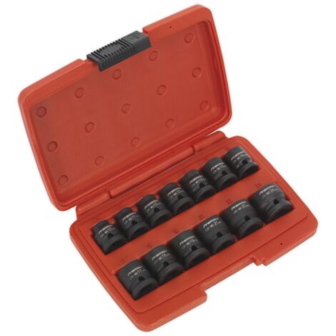 Sealey Premier Low Profile Impact Socket Set 1/2""Sq Drive 13pc AK5613LP
