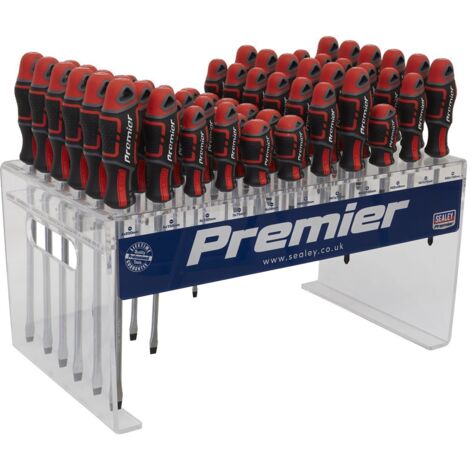 Sealey AK4369DS Premier GripMAX Individual Screwdrivers Countertop Display 66pc (1/4)