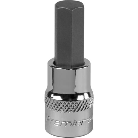 Sealey SBH013 Premier Hex Socket Bit 3/8""Sq Drive 10mm