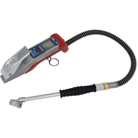Sealey Digital Tyre Inflator 0.5m Hose with Twin Push-On Connector SA374