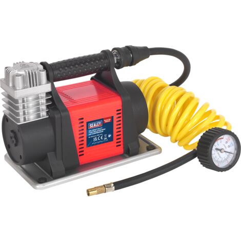 Sealey Tyre Inflator Mini Air Compressor 12V Heavy Duty MAC05