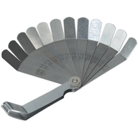 Sealey Siegen Dual Marked Offset Feeler Gauge 12 Blade S0516