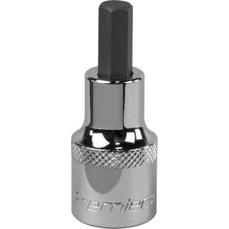 Sealey SBH020 Premier Hex Socket Bit 1/2"Sq Drive 8mm