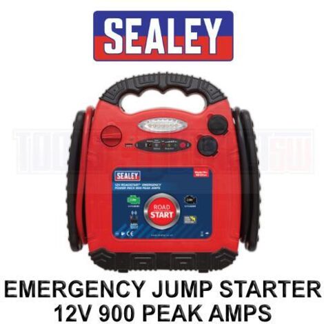 Sealey RoadStart Emergency Power Pack 12V 900 Peak Amps RS131