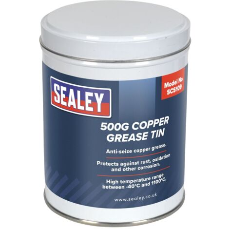 Sealey Copper Grease Tin 500g SCS109