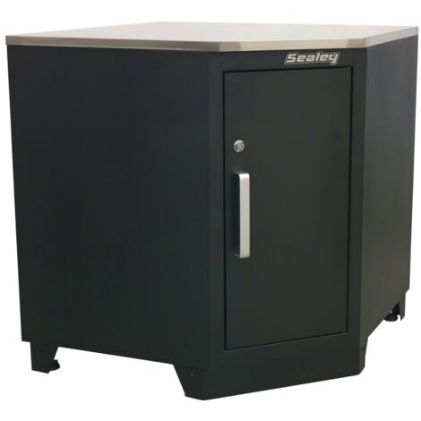 Sealey APMS15 Premierâ„¢ Heavy-Duty Modular Corner Floor Cabinet 930mm