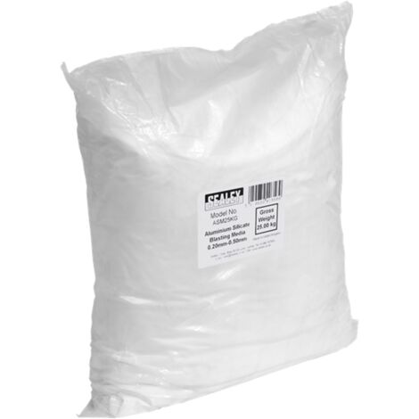 Sealey ASM25KG Aluminium Silicate Blasting Media 0.20-0.50mm