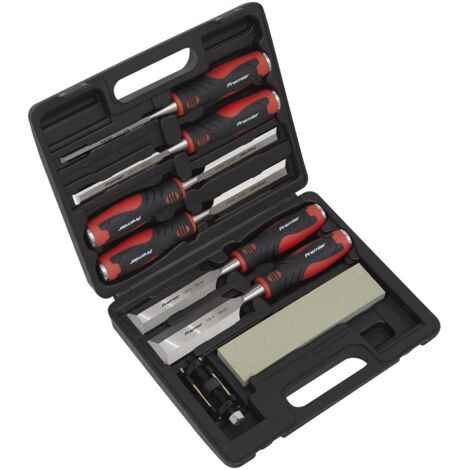 Sealey Premier Hammer-Thru Wood Chisel Set 8pc AK9240